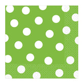 Luncheon Napkin Color Party Tableware, 16 Pieces, Made from Paper, Kiwi Green, by Amscan